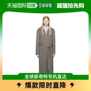 香港直邮潮奢 LOW CLASSIC 女士灰色拉链连衣裙
