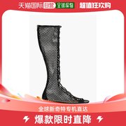 香港直邮潮奢 Gianvito Rossi 吉安维托 罗西 女士皮质网纱靴子