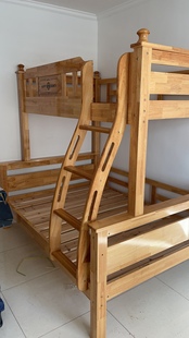 实木上下床儿童床双层床经济型松木橡木橡胶木双层床可拆卸分体