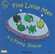 廖彩杏书单第四周 英文原版 Child's Play纸板洞洞书  Five Little Men in a Flying Saucer 五个飞碟上的小人