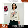 TeenieWeenie小熊奥莱2024年春装重工珠绣圆领开衫毛衣针织衫女装