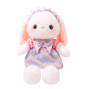 粉色大兔子玩偶垂耳兔抱枕睡觉布娃娃公仔毛绒玩具小女孩三八礼物
