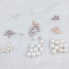 天然淡水小米珠圆形真珍珠散装2-3-4-9mm裸珠大孔小颗diy材料散珠