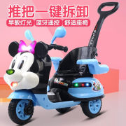 儿童车一岁电动摩托车可坐人充电瓶车手推车男女宝宝三轮玩具13-6