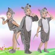 耐穿情景剧穿着节庆创意小老鼠，儿童表演美观舞会打扮角色服饰家