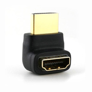 适用于HDMI公 HDMI母弯头反90度270度 公对母延长线 转接头 镀金