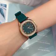 诗高迪韩版方形潮流时尚手表女气质方表橡胶表带镶钻女表