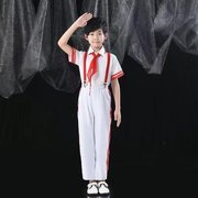 六一儿童合唱服演出服我是红领巾中小学生红歌诗朗诵服装少先队员