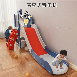 儿童滑滑梯室内家用小型宝宝，滑梯折叠多功能小孩玩具家庭游乐场