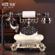 仿古欧式电话机复古家用时尚创意办公有线固定古董电话机座机