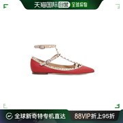99新未使用香港直邮valentinorockstud平底芭蕾，鞋kw2s037