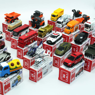 tomy多美卡合金玩具车模型，吉普越野消防救援警车，巴士莲花跑车皮卡
