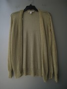 美国品牌 妹家 女装涤纶金线披肩开衫 长袖毛衣501