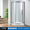 EC-3308简易淋浴房 3C认证高密度安全钢化玻璃冲凉房全圆弧浴房