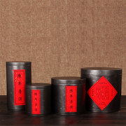 普洱茶饼罐福鼎白茶，收纳存储铁罐子密封金属，茶叶罐铁盒通用包装罐
