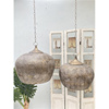 摩洛哥风格复古仿旧名宿卧室庭院风铁艺圆形镂空铁艺灯罩吊灯