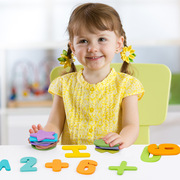 数字字母积木拼图拼音形状认知木质玩具儿童早教益智幼儿园早教