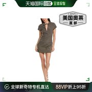 Avantlook 带扣直筒连衣裙 - 棕色 美国奥莱直发