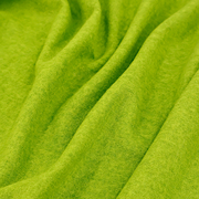 垂感柔软荧光绿色弹力，针织毛料羊，毛呢时装布料连衣裙套装面料