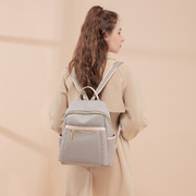 双肩包女包(包女包)2024牛津布韩版时尚大容量，尼龙帆布旅行小背包书包