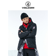 VOLCOM钻石男装户外品牌美式休闲棉服滑雪服2024冬季滑雪外套
