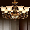 卡信之光 欧式吊灯复古客厅灯 奢华大气美式古典灯具卧室餐厅灯饰