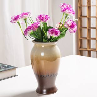 水培花瓶陶瓷现代家居客厅花艺，鲜花干花插花摆件，简约轻奢桌面装饰
