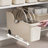 厨房锅具收纳盒带滑轮水槽，下橱柜锅盖，架收纳架调料杂物储物置物架