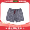 日本直邮Healthknit Product 男士几何图案游泳短裤 夏季海滩必备