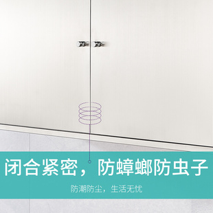 定制304柜子碗柜家用厨房不锈钢储物整体橱柜置物壁挂挂墙式浴室