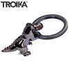 德国Troika可爱小恐龙汽车钥匙扣创意卡通立体霸王龙包包挂件男友