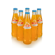 冰峰橙味汽水200mlx6玻璃瓶装碳酸，饮料童年怀旧西安特产橘子汽水