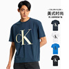 Calvin Klein/凯文克莱CK男士时尚休闲运动纯色字母圆领短袖T恤