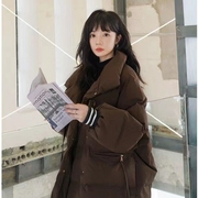冬季2023羽绒女常规面包服宽松高级感加厚棉袄棉衣长袖韩版