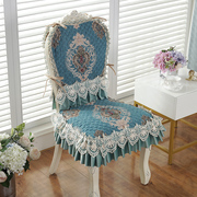 欧式餐桌布椅垫椅套奢华椅子垫子靠背一体坐垫连体歺椅M垫梳妆椅