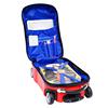 18寸麦昆卡通儿童行李箱男孩可坐骑，拉杆箱汽车小学生旅行箱登机箱