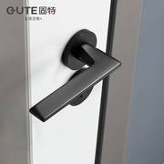 固特门锁室内卧室房门锁家用木门把手磁吸分体锁卫生间执手锁具