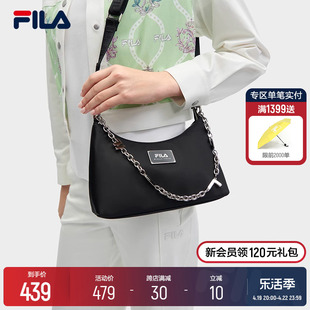 FILA 斐乐女包挎包2024夏季简约时尚斜挎包单肩包腋下包