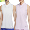 Nike耐克女子网球服 23年羽毛球速干运动服无袖翻领T恤POLO衫