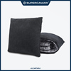 SC  Alcantara适用于特斯拉model3/y汽车抱枕被子两用毯子可折叠