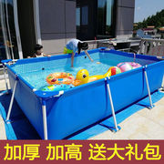 大型儿童成人家用游泳池超大家庭小孩戏水池免充气支架水池养鱼池