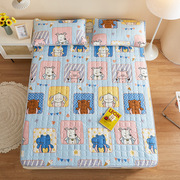 bk9k纯棉床笠加厚夹棉拼接床1.2米儿童床榻榻米1.35米床罩上