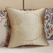 新中式抱枕刺绣古典简约靠垫座椅靠背客厅红木沙发床头靠枕可定制