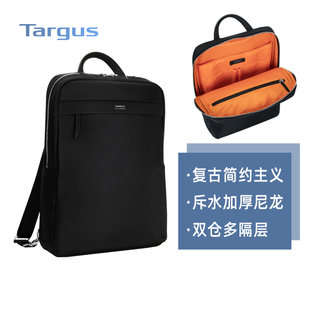 Targus/泰格斯15英寸轻奢双肩包学生书包时尚轻薄电脑包 TBB598