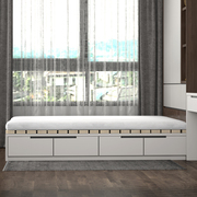 定制防潮排骨架榻榻米透气卷折叠板1.51.8米硬床板简易实木床垫架