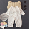 婴儿连体衣长袖夏季薄款新生儿衣服，空调服睡衣婴幼儿夏装宝宝哈衣