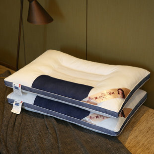 全棉决明子助眠枕头五星级酒店枕头一对家用网面透气护颈保健枕芯