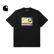 Carhartt WIP短袖T恤男装卡通风LOGO印花图案卡哈特23I122L