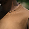 Quentin Marx男士360g重磅短袖T恤反底设计宽松休闲大码圆领素Tee
