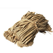 麻绳编织麻绳细麻p绳园艺麻绳捆绑绳，捆扎绳装饰麻绳，黄麻绳(黄麻绳)Φ4